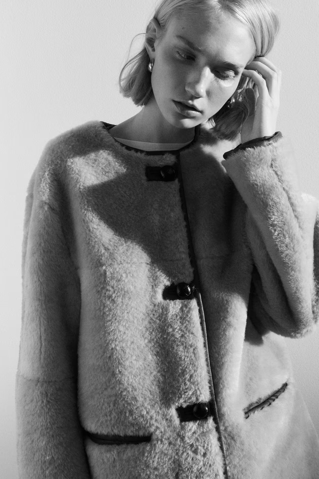 Fluffy jacket | H&M (UK, MY, IN, SG, PH, TW, HK)