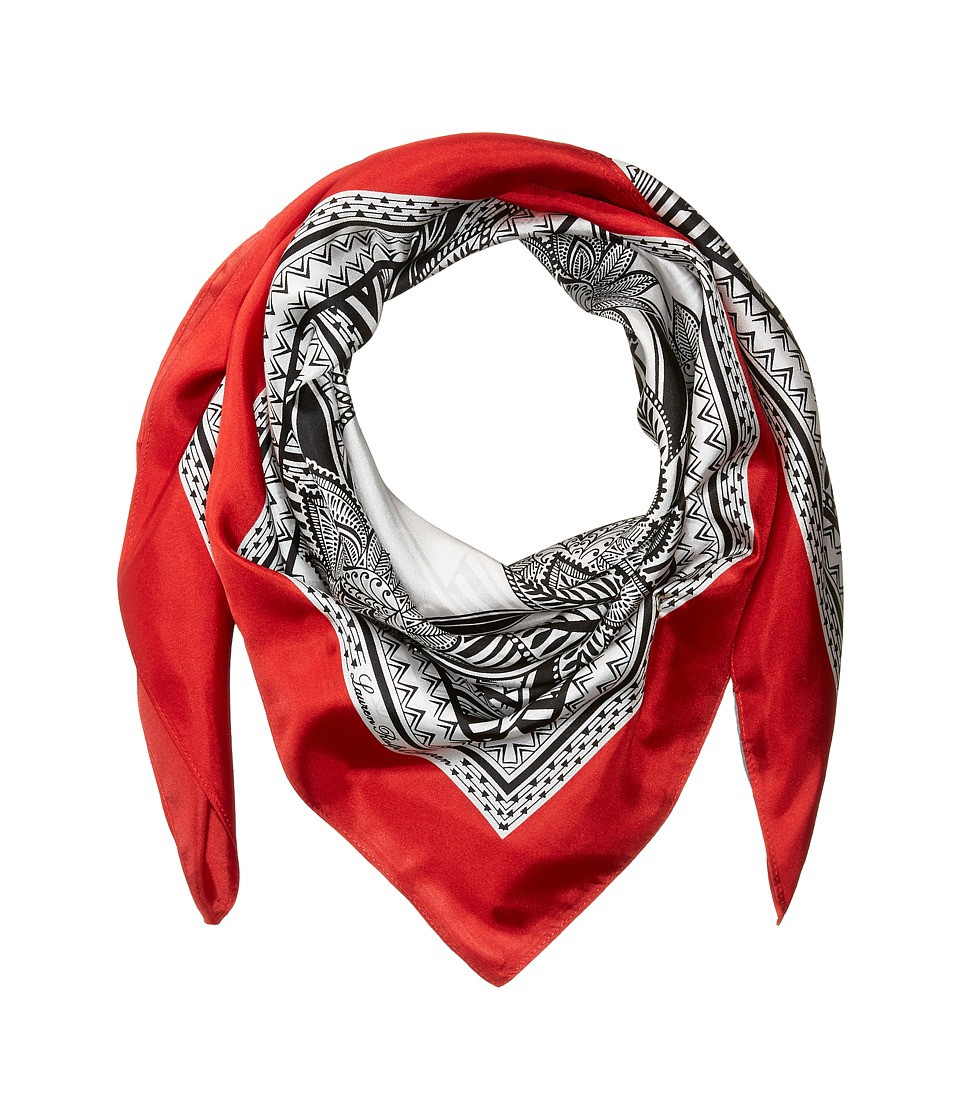 LAUREN Ralph Lauren - Ana Silk Scarf (Jet) Scarves | Zappos
