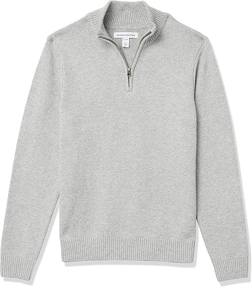 Amazon Essentials Men's Long-Sleeve Soft Touch Quarter-Zip Sweater | Amazon (US)