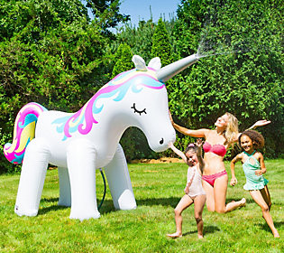BigMouth Giant Unicorn Inflatable Outdoor Yard Sprinkler | QVC