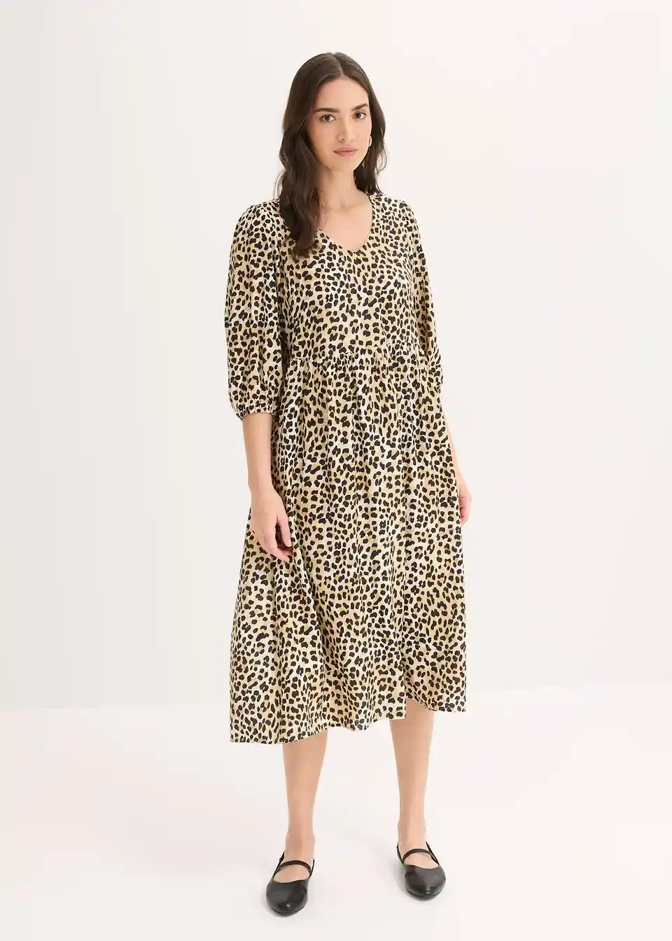 Tunika-Kleid aus fließendem Viskose-Mix | Bonprix DE