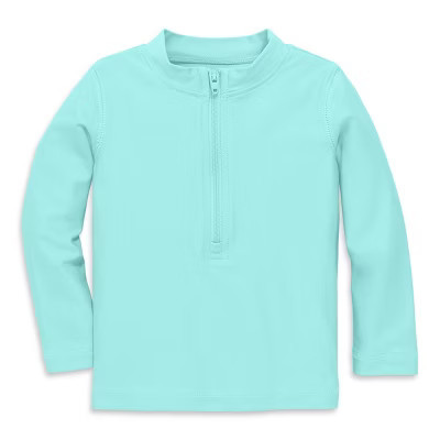 Primary Kids Baby Rash Guard in Mist Size 12-18 Months | Target