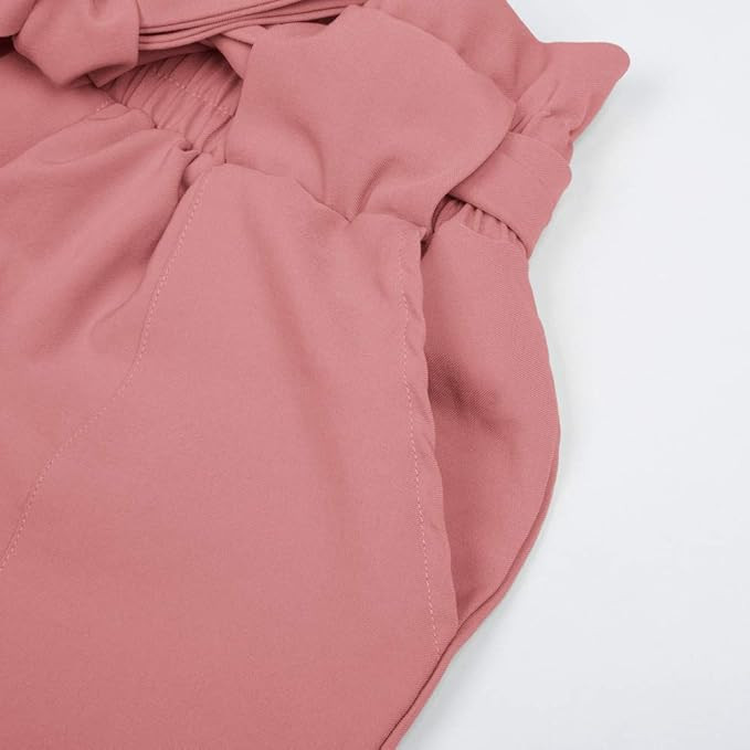 GRACE KARIN Women's Paper Bag Waist Pants Slim Fit Casual Office Pencil Pants       Send to Logie... | Amazon (US)