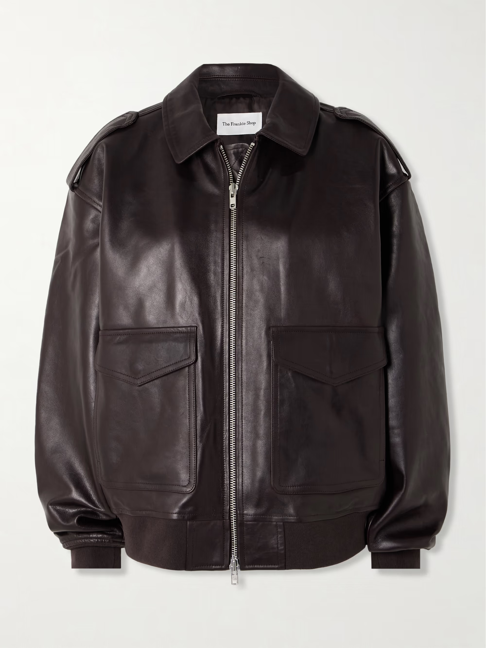 Viper oversized leather jacket | NET-A-PORTER (US)