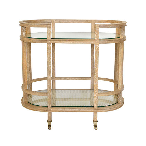 Zaina Oval Bar Cart | Scout & Nimble