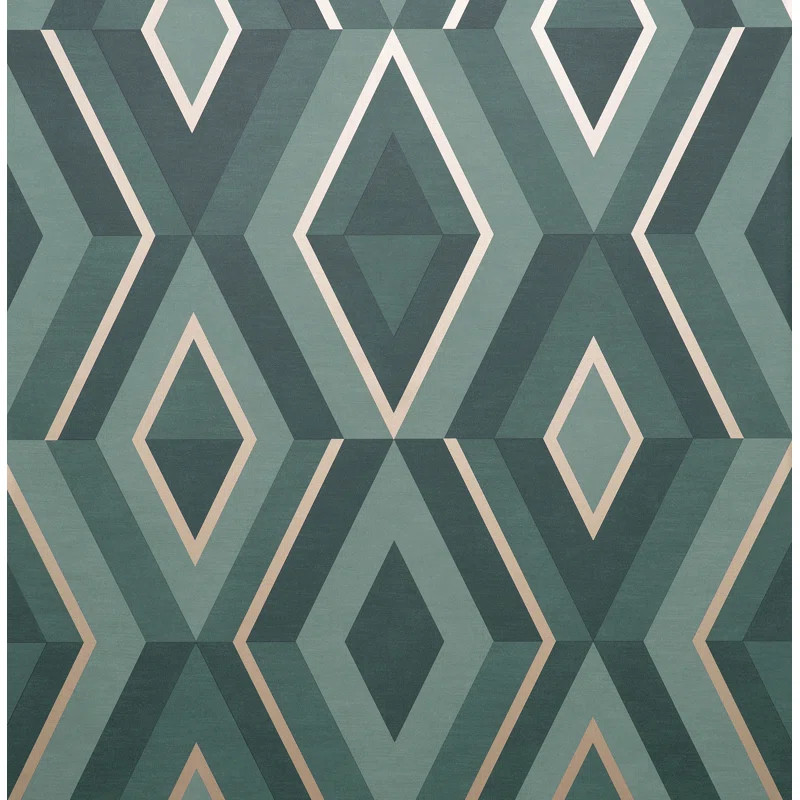 Clinard Geometric Wallpaper | Wayfair North America