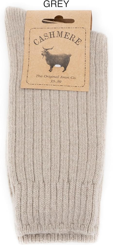 Mens Fine Cashmere and Merino Wool Super Soft and Warm Winter Fluffy Mid-Calf Socks | Amazon (US)