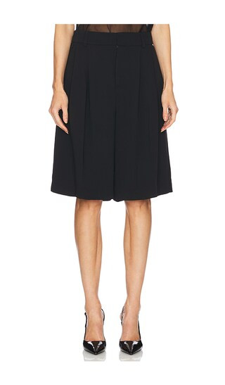 Luxe Suiting Long Shorts in Black001 | Revolve Clothing (Global)
