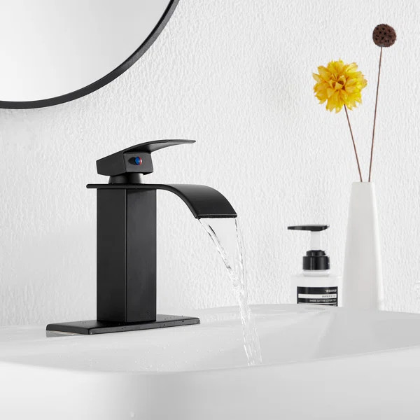 Single-Hole Single-handle Bathroom Faucet with Drain Assembly | Wayfair North America