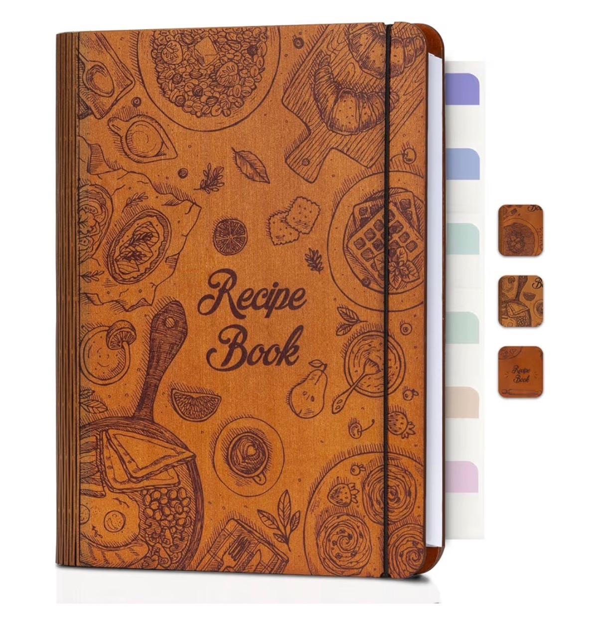 Wooden engraved cookbook for the cook in your life

#LTKHome #LTKfoodie #LTKstorytime