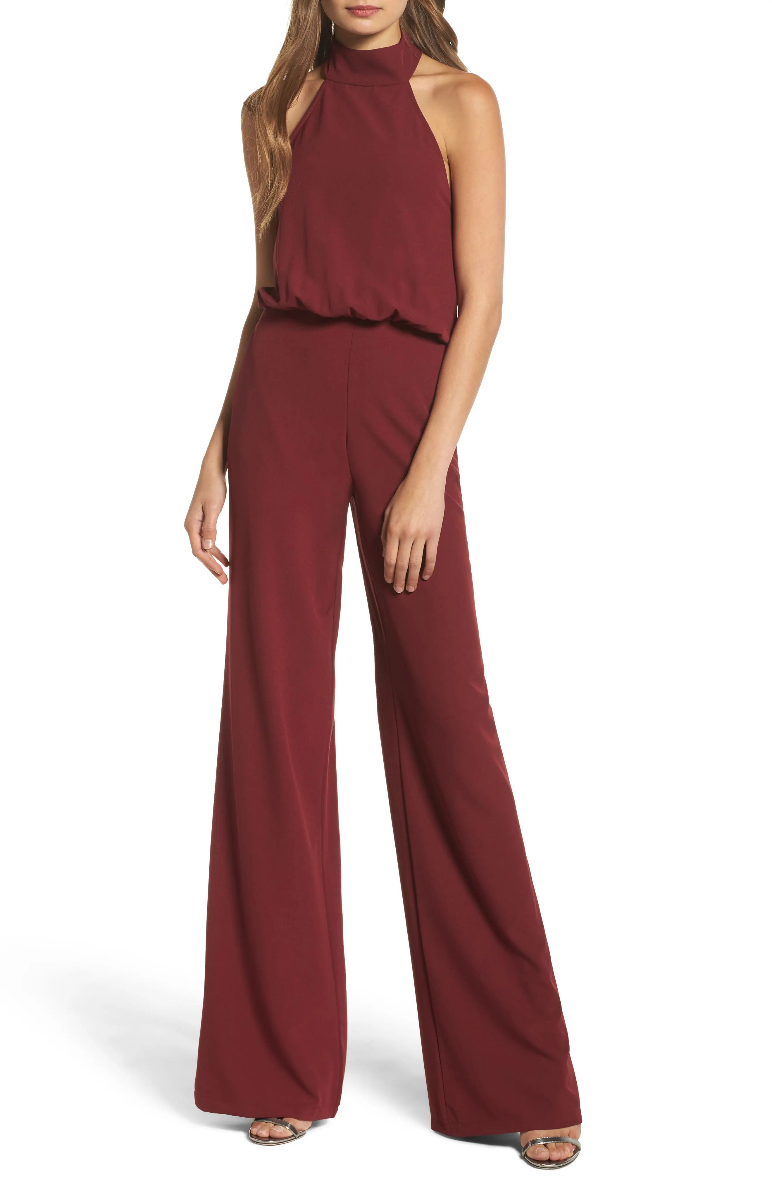 Lulus Moment for Life Halter Jumpsuit | Nordstrom