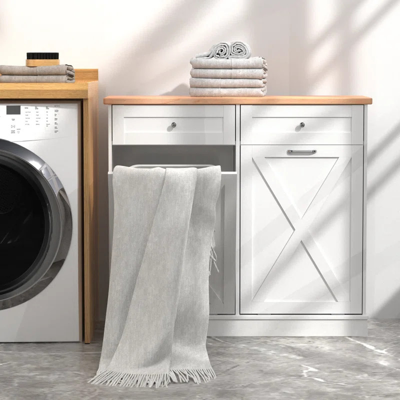 Double Tilt Out 10 Gallon Cabinet Trash Can(Not Include Trash Can) | Wayfair North America