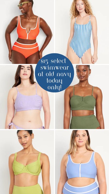 Select swimwear is $15 today only at @oldnavy! 

#LTKsalealert #LTKSeasonal #LTKswim