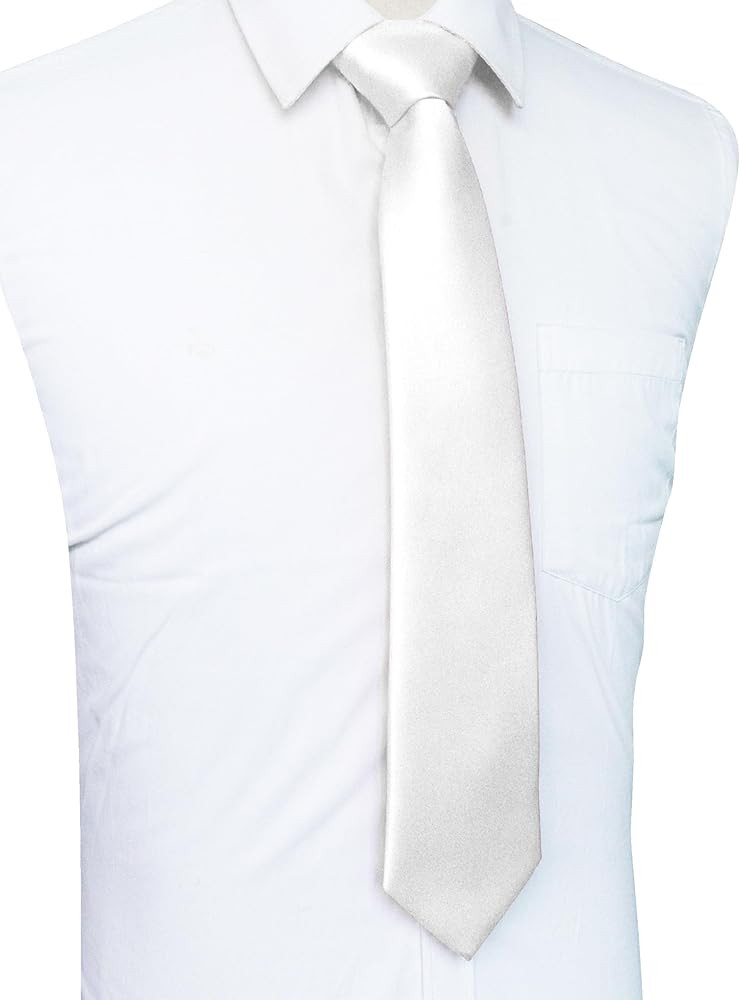 JEMYGINS Solid Color Tie Mens Necktie for Business and Wedding | Amazon (US)