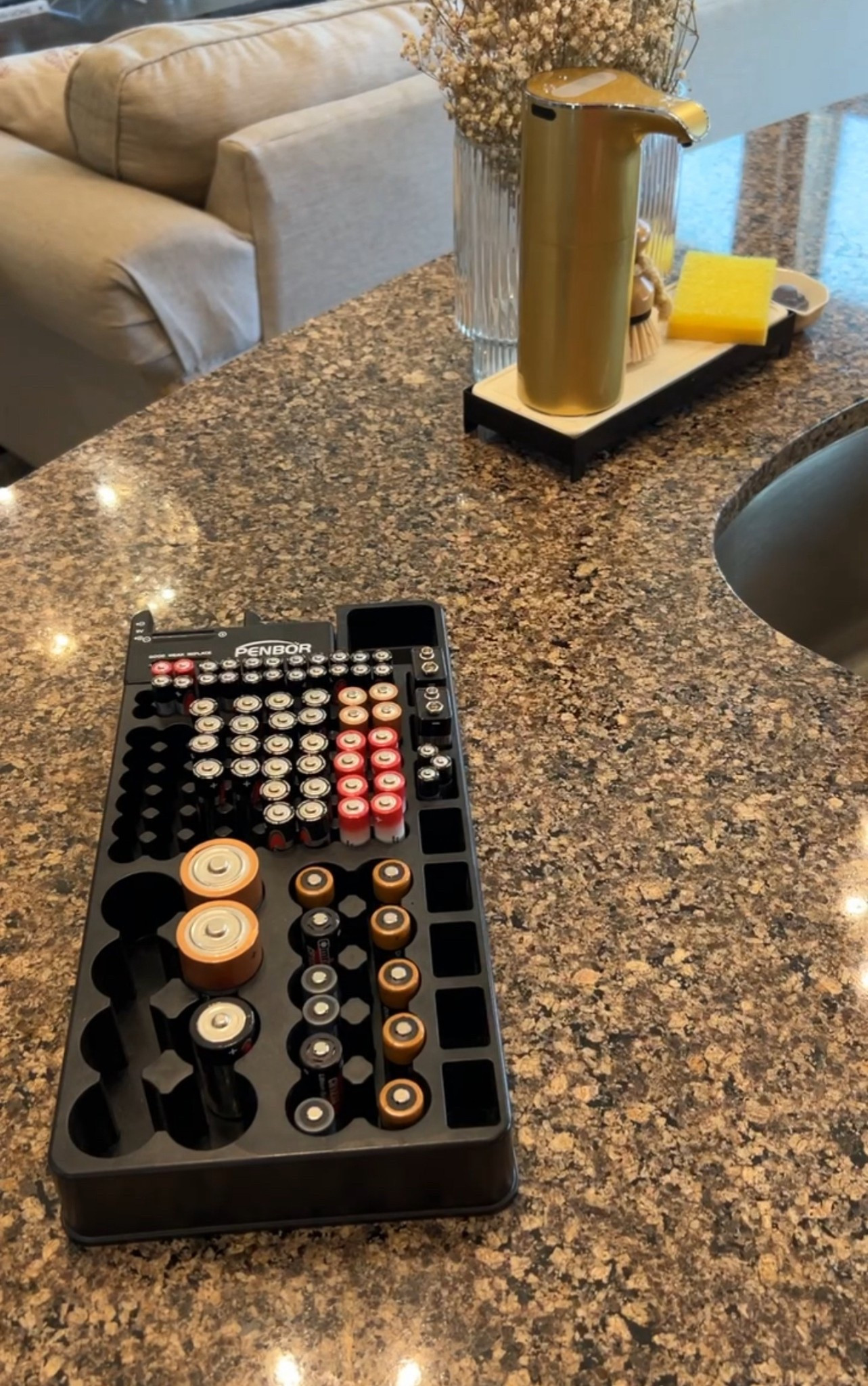 This battery organizer is perfect to keep under the sink to in the garage to know which batteries you have. It comes with a lid for easy storage  

#LTKHome #LTKSeasonal