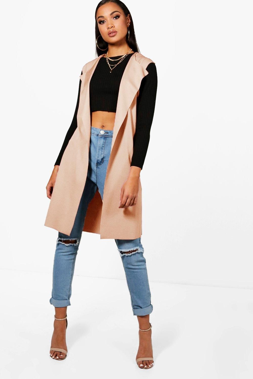 Sleeveless Belted Duster | Boohoo.com (US & CA)