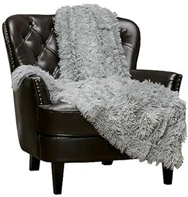 Chanasya Shaggy Longfur Faux Fur Throw Blanket - Fuzzy Lightweight Plush Sherpa Fleece Microfiber... | Amazon (US)