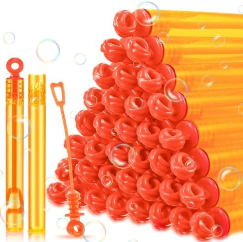 Shappy 24 Pcs Bubble Party Favor for Kid Mini Bubble Wand Bulk for Summer Outdoor Toy Valentines ... | Amazon (US)