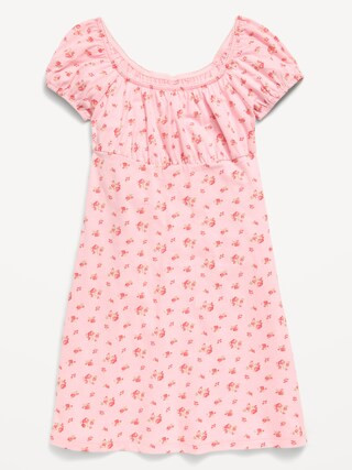 Printed Fit and Flare Dress for Girls | Old Navy (US)