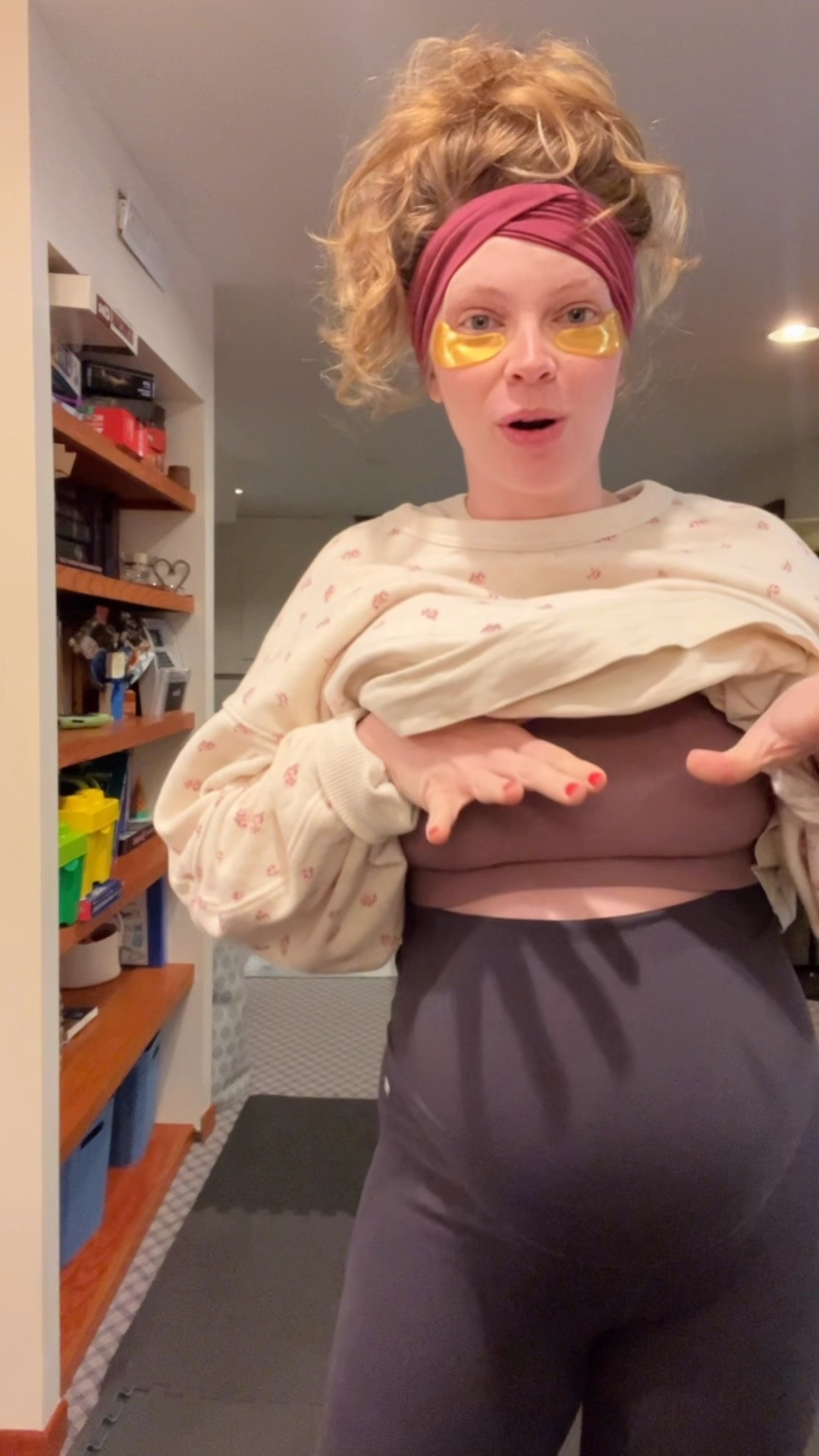 Workout fit of the day @ 32 weeks 6 days preggo! 🥰❤️