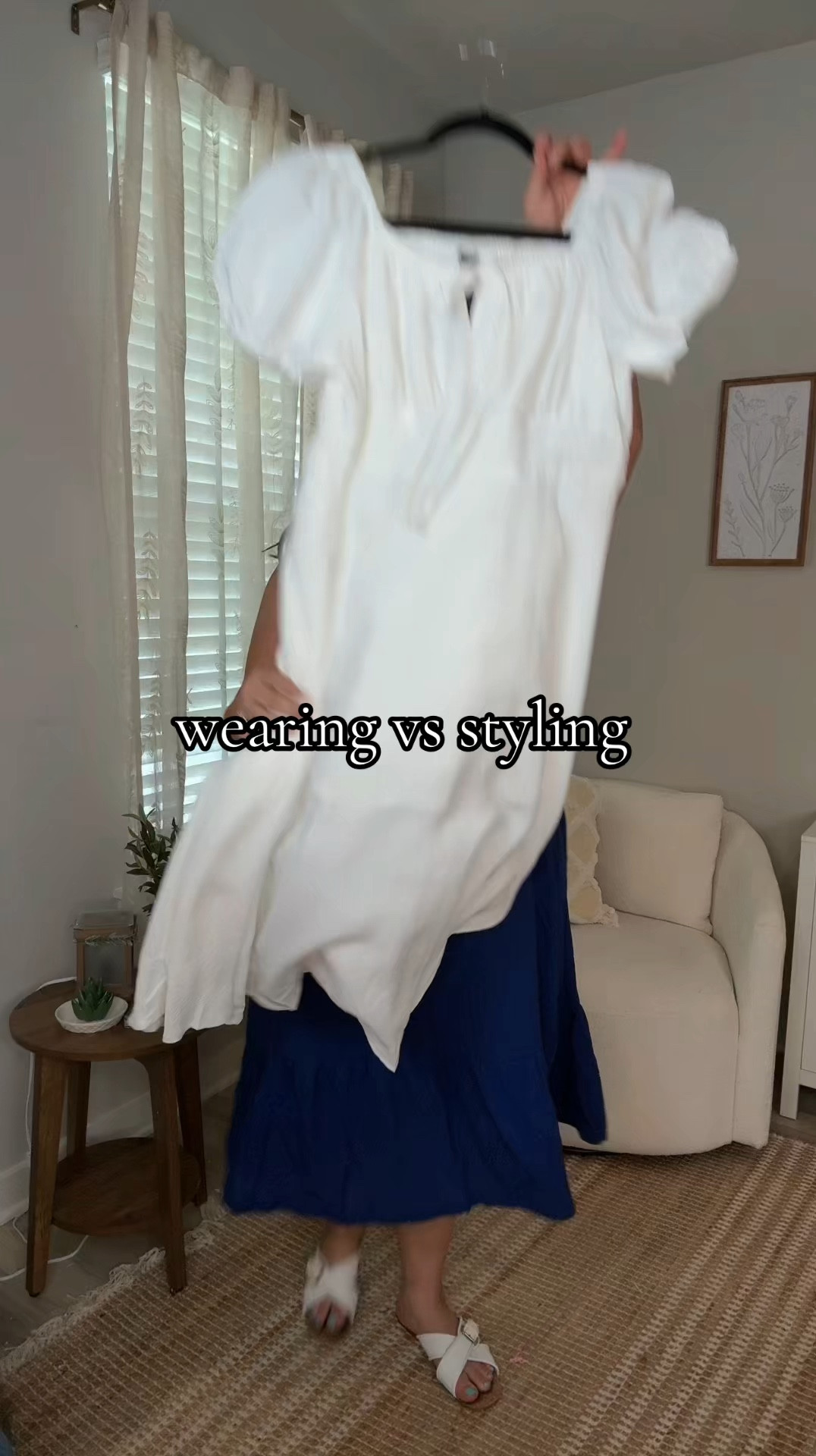 Styling on white plus size summer dress (milkmaid style) from amazon four different ways! Which is your fave? 👇🏼

#LTKPlusSize