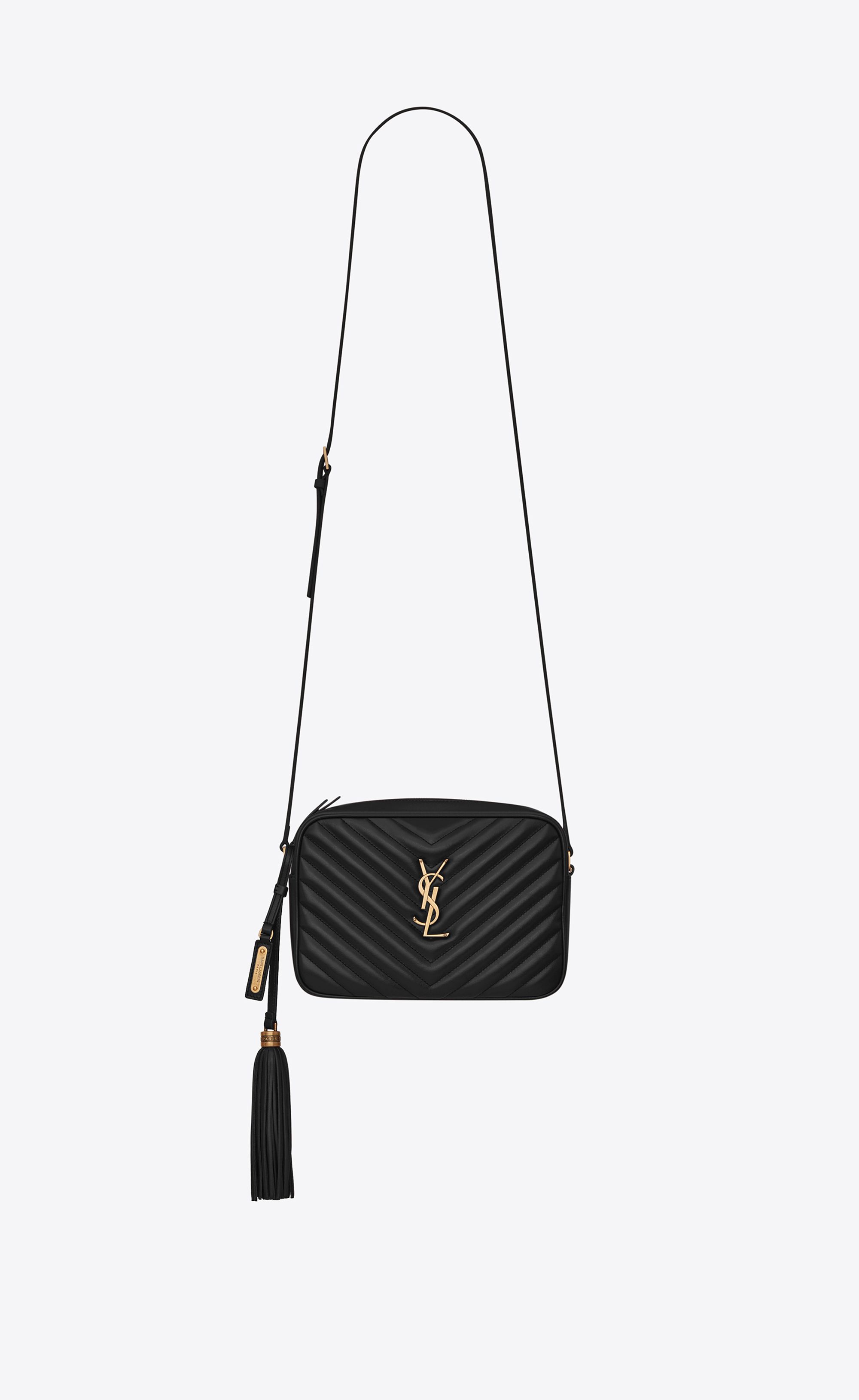 Monogram Lou Lou Camera Bag In Matelassé Leather Black Onesize | Saint Laurent Inc. (Global)