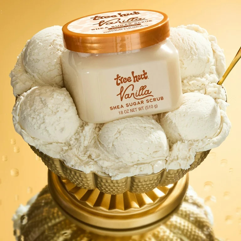 Tree Hut Vanilla Shea Butter Sugar Body Scrub, 18 oz | Walmart (US)