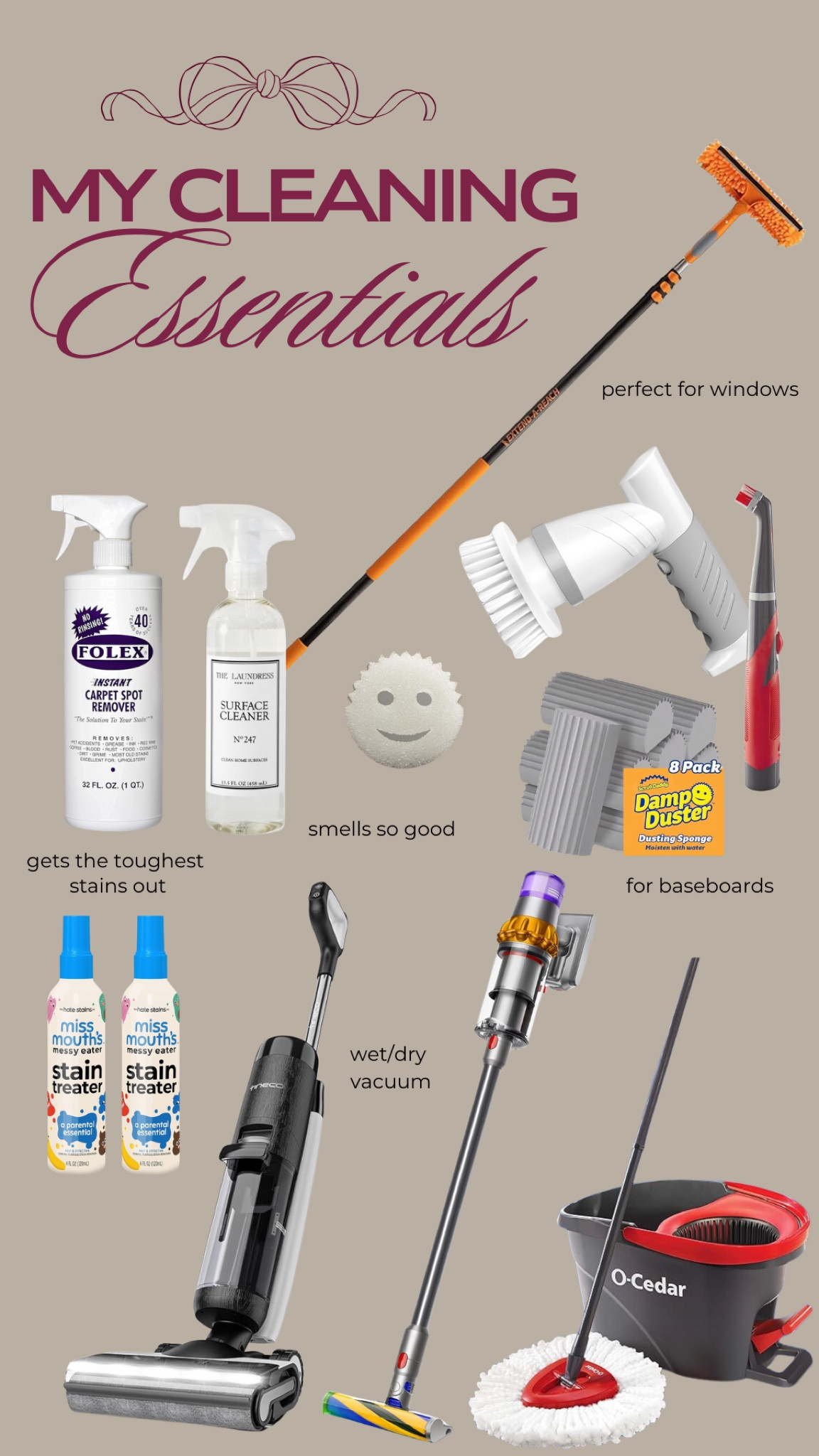 My cleaning essentials 🫧

#LTKFindsUnder100 #LTKHome #LTKFindsUnder50