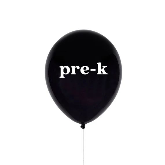 First Day of School Sign, Pre-K Grade Balloon - Printed with Pep® in the USA | Etsy (US)