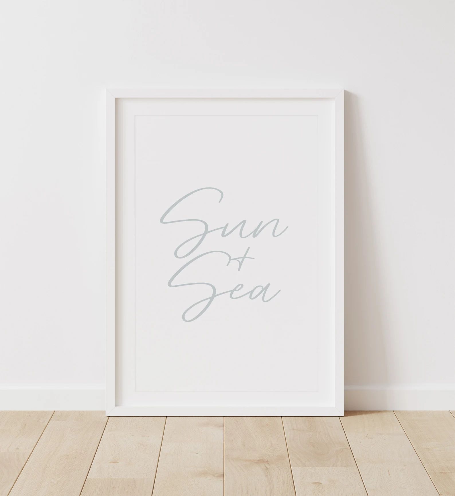 Sun and Sea Print, Beach Nursery Decor, Surf Decor, Printable Quote Wall Art, Coastal Decor, DIGI... | Etsy (US)