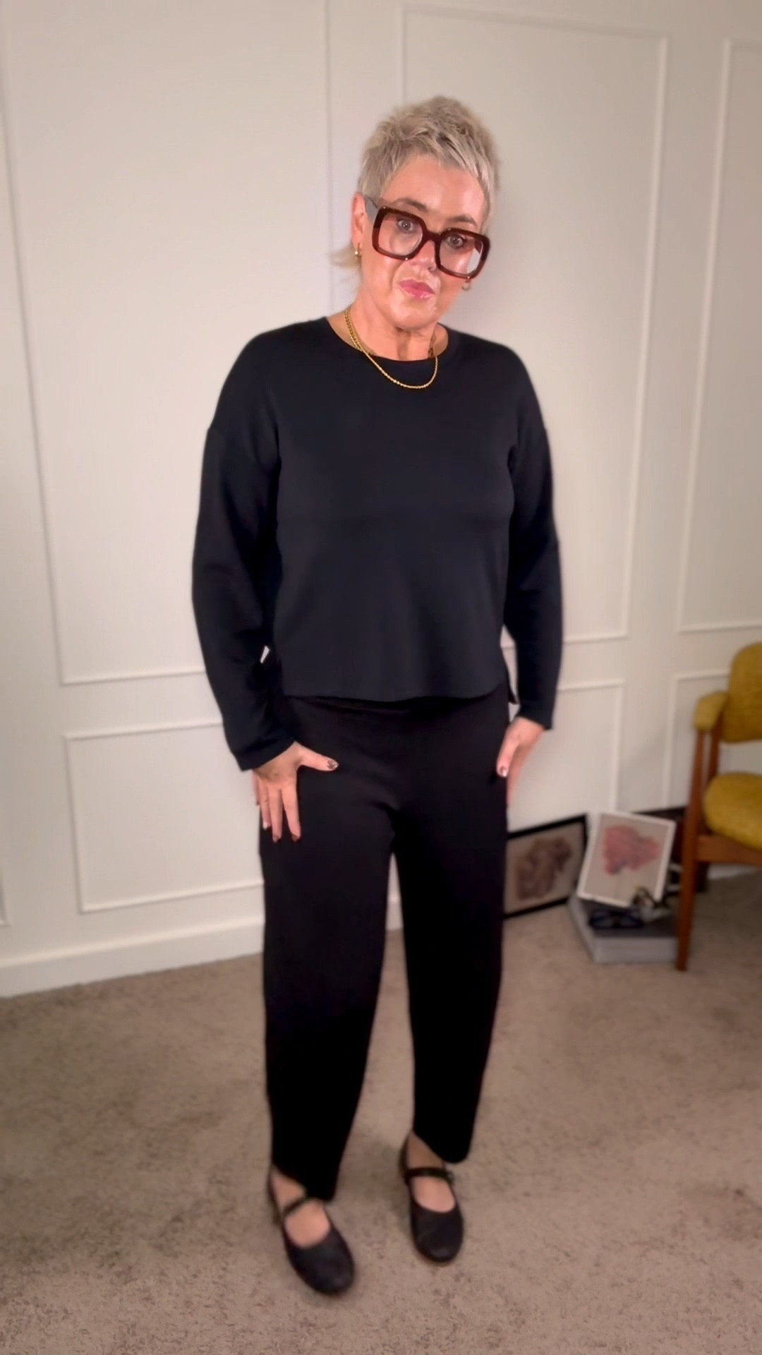 Shaping denim? Oh, heck ya!
LOVE LOVE LOOOOVE!
Wearing a L (could have done a medium in the wide leg)
New customer code: whatcharworexspanx for 15% off your first purchase!
@spanx 
#spanxpartner

#LTKmidsize #LTKover50style #LTKstyletip