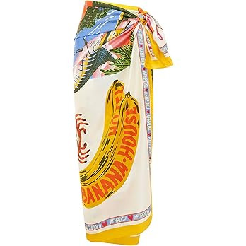 Women's Beach Swimwear Printed Long Sarong Coverups Bathing Suit Pareo Large Pashmina Wrap Skirt | Amazon (US)