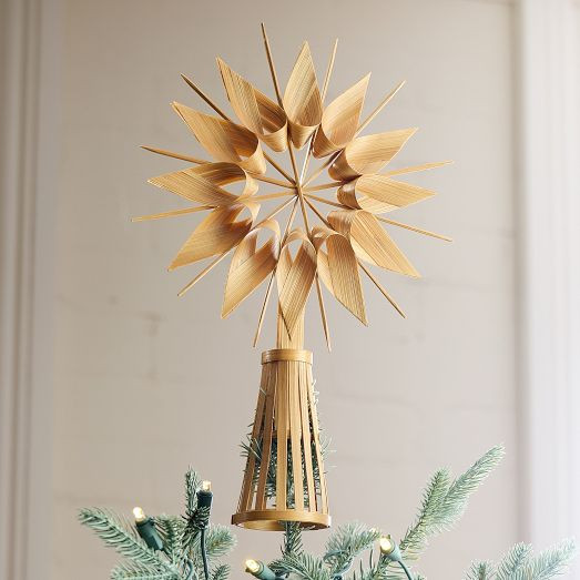 Finnish Folk Wood Tree Topper | West Elm (US)