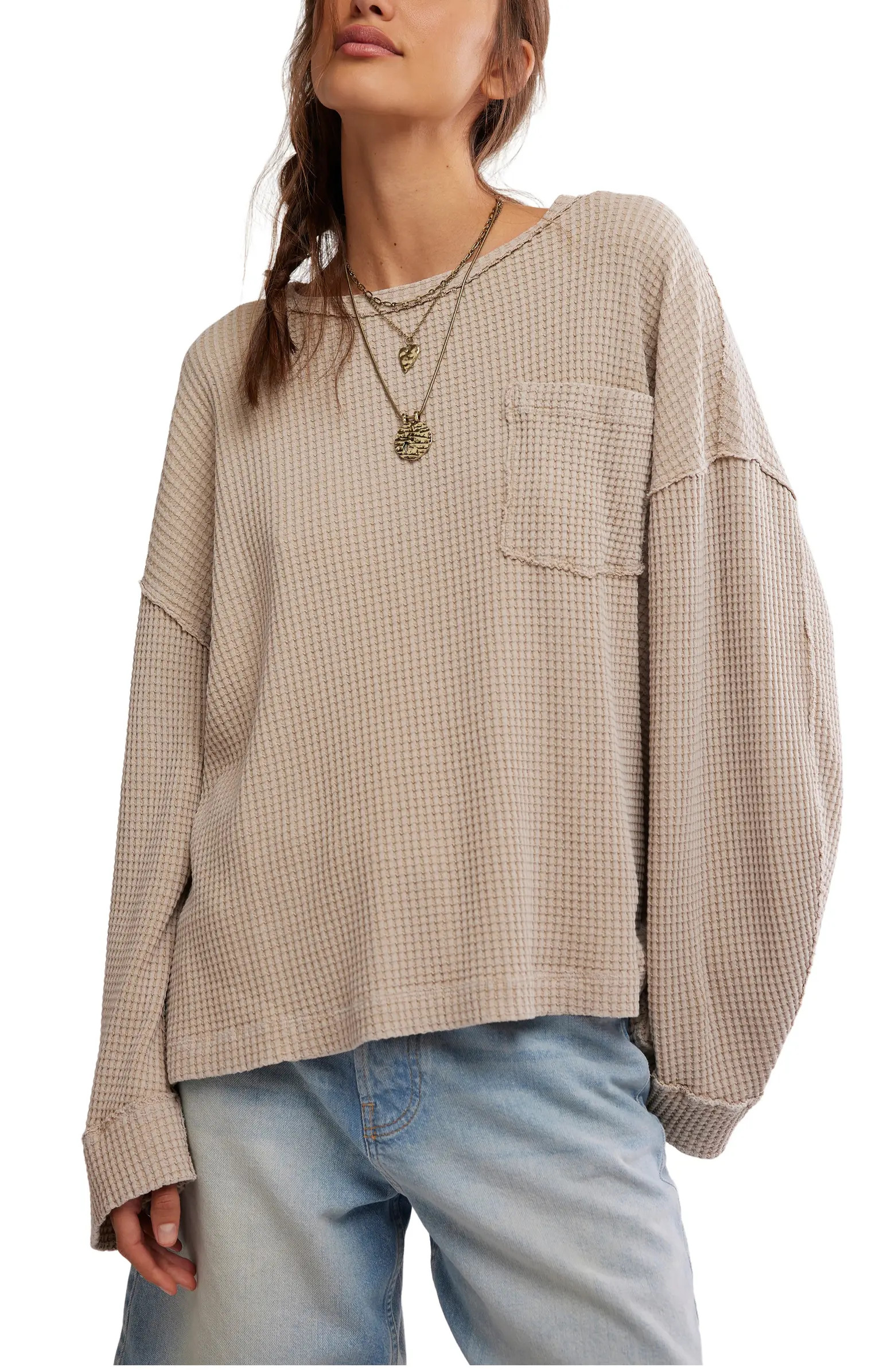 Cotton Thermal Knit Top | Nordstrom