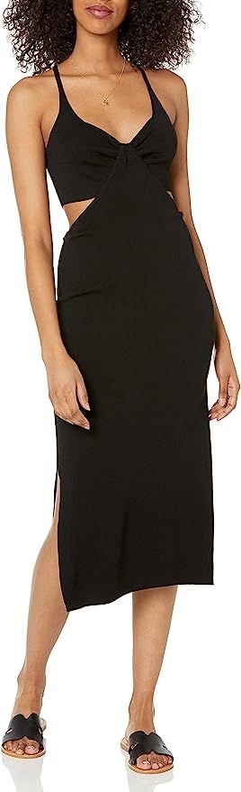 The Drop Women's Zuri Fitted Cut-out One Shoulder Maxi Sweater Dress | Amazon (US)