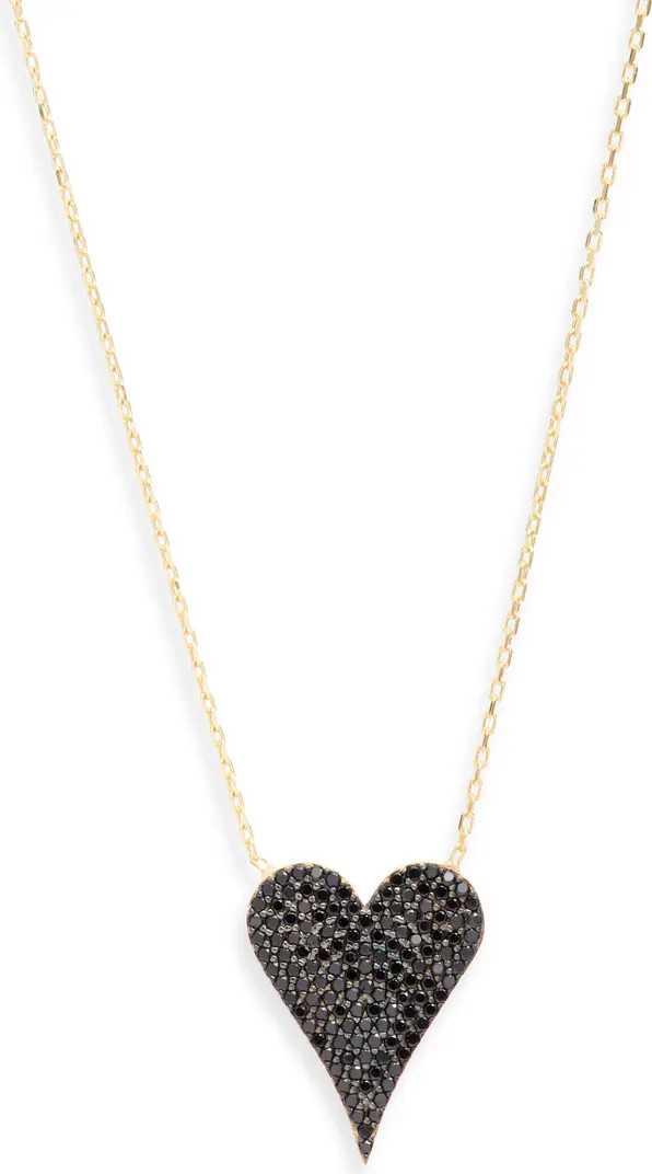 Small Pavé Heart Pendant Necklace | Nordstrom