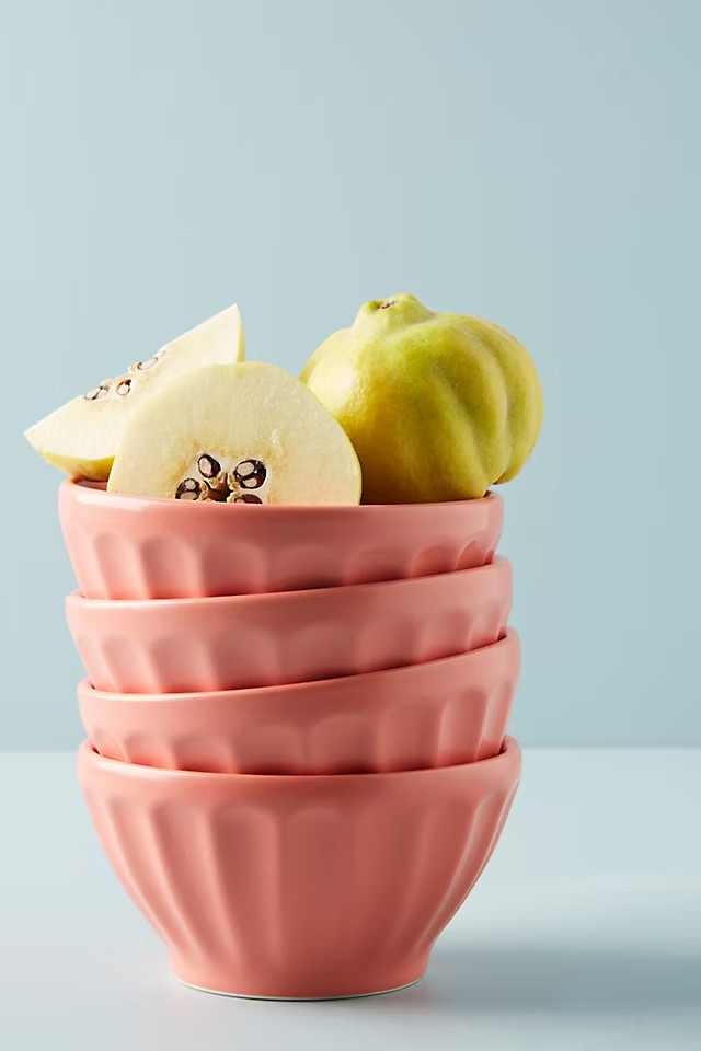 Matte Latte Bowls, Set of 4 | Anthropologie (US)