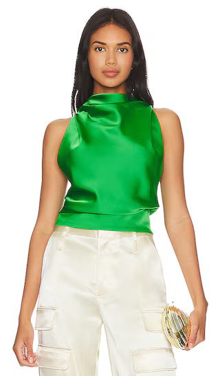 Lotus Top in Jewel Green | Revolve Clothing (Global)