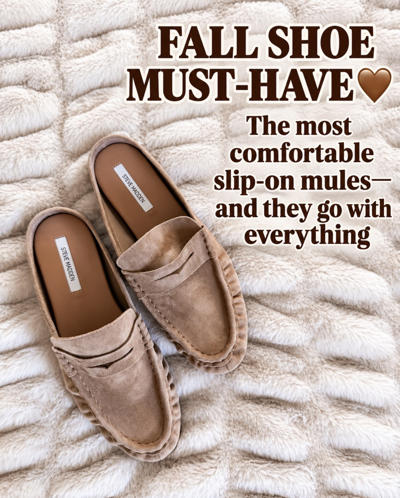 Proof that comfortable shoes can still make an outfit look polished 🙌 These slip-on mules are SO comfortable, easy to throw on and always look good with everything!

Comment LINK and I’ll send you the details 🔗⬇️

#LTKmomlife #LTKSeasonal #LTKOver40