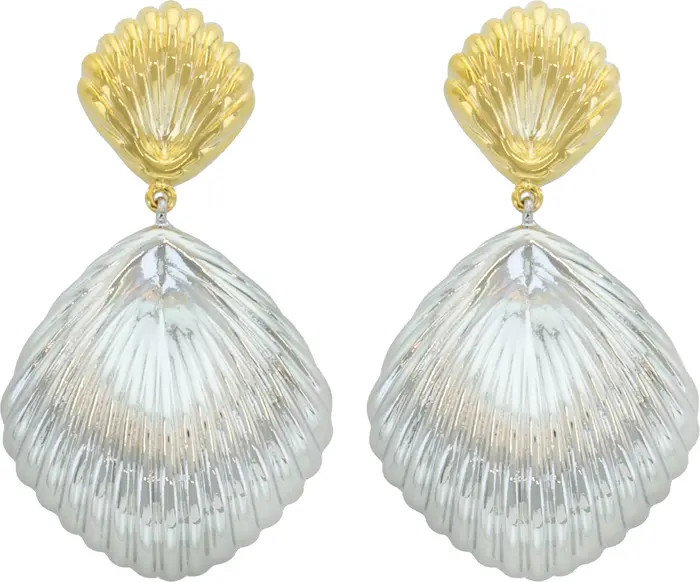 Panacea Shell & Freshwater Pearl Drop Earrings | Nordstrom | Nordstrom