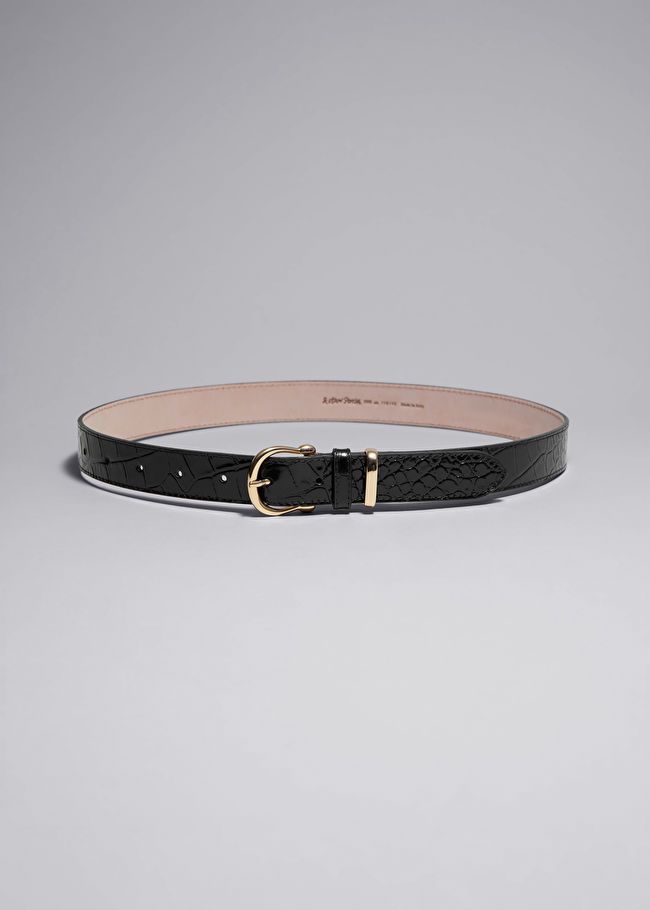 Croco Leather Belt | & Other Stories (EU + UK)