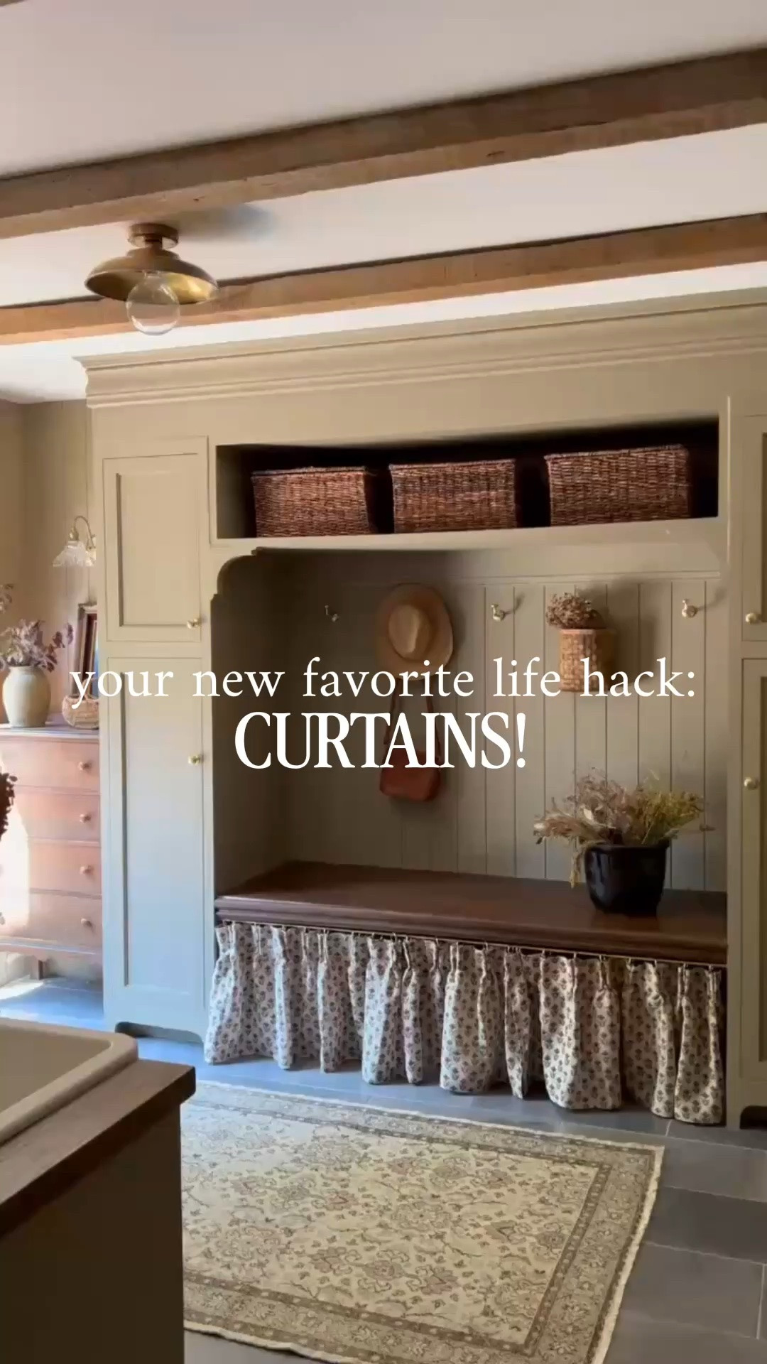 Upgrade your unsightly spaces with CURTAINS! These DIY curtains are my favorite life hack 🙌🏼

#LTKdayinmylife