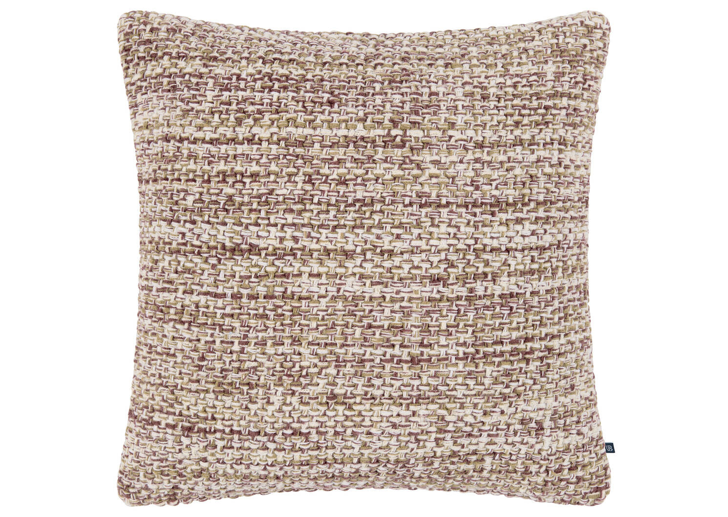 Hayes Boucle Pillow 20x20 Ivory/Borde | Urban Barn