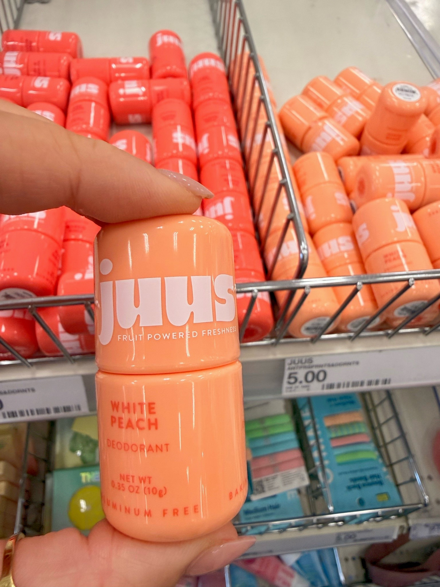 The packaging caught my eye first, but White Peach deodorant? Immediate add to cart. 🍑 Summer scents are officially taking over my Target runs.

#TargetFinds #CleanBeauty #NaturalDeodorant #SummerEssentials #TargetBeauty #BeautyFinds #WhitePeach #LTKBeauty #TargetRun #AffordableFinds

#LTKselfcare #LTKmomlife #LTKdayinmylife