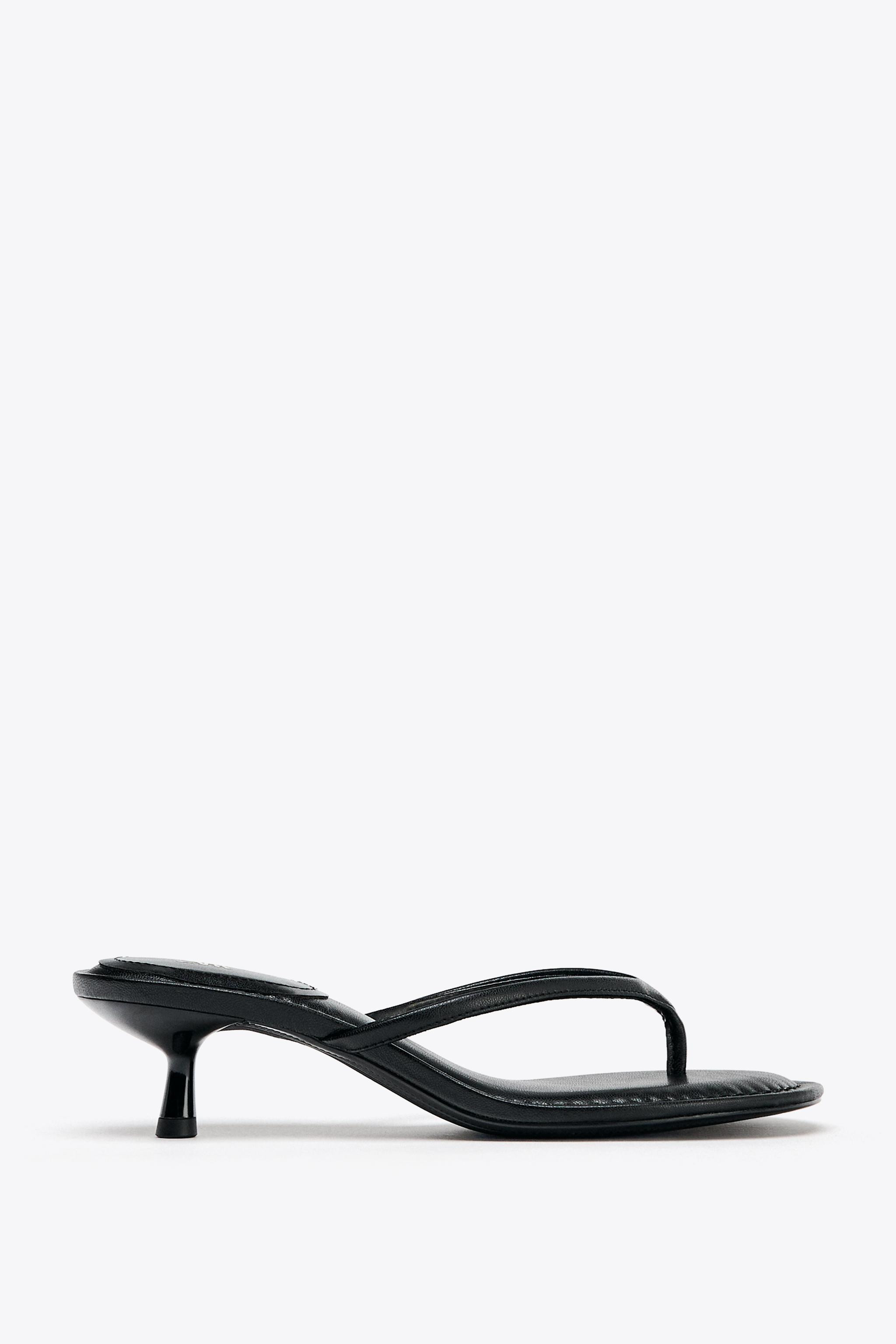 KITTEN HEEL SANDALS | Zara US