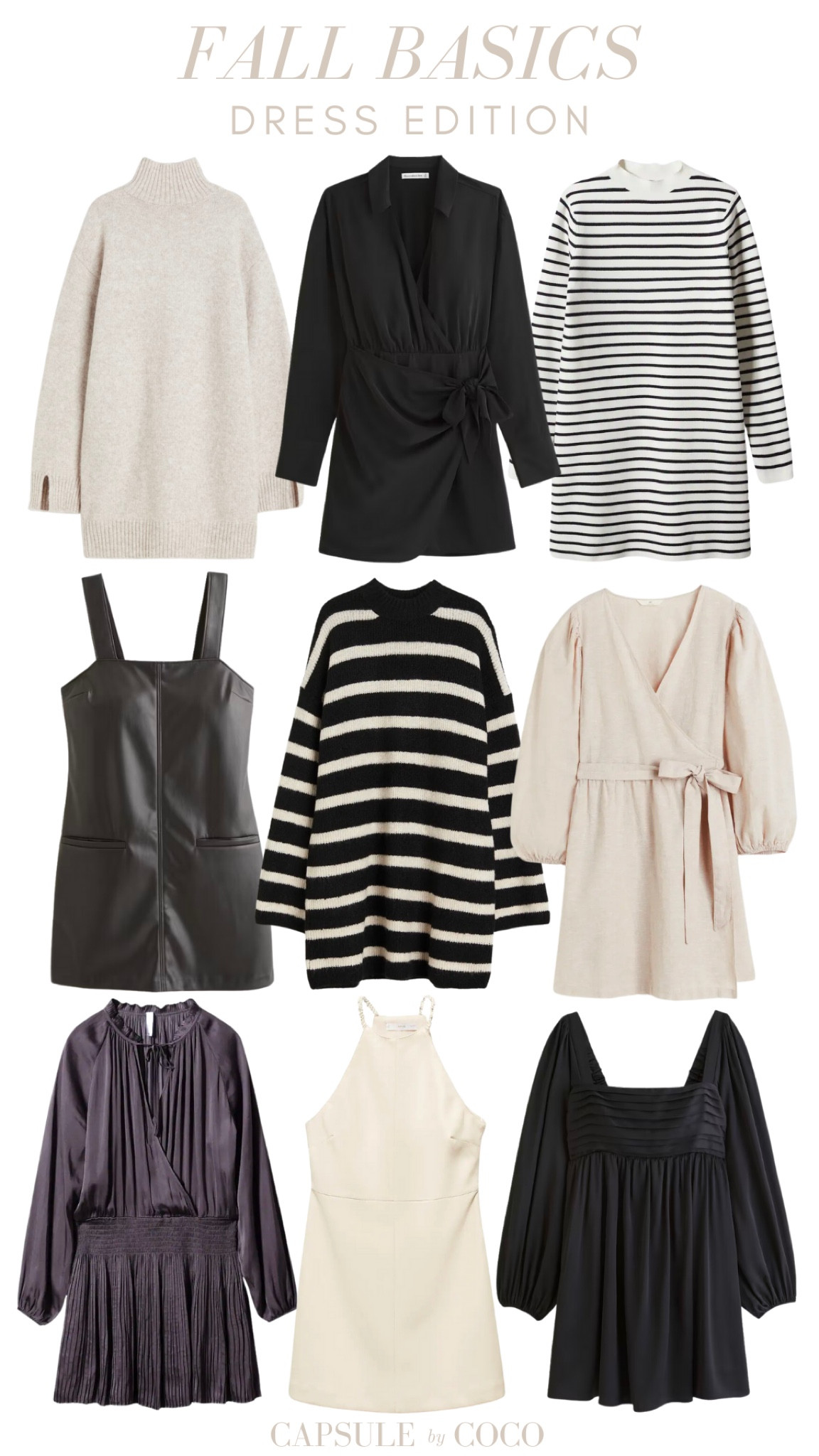 FALL BASICS - DRESS EDITION🍂🤍

Fall dress, fall sweater dress, fall staples



#LTKSeasonal