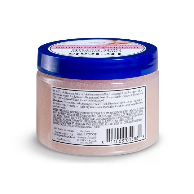 Dr Teal's Restore & Replenish Pink Himalayan Sea Salt Scrub - 16oz | Target