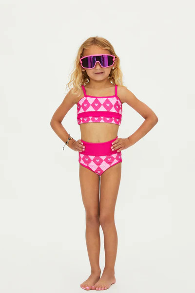 Little Eva Top and Emmie Bottom Cross My Heart | Beach Riot