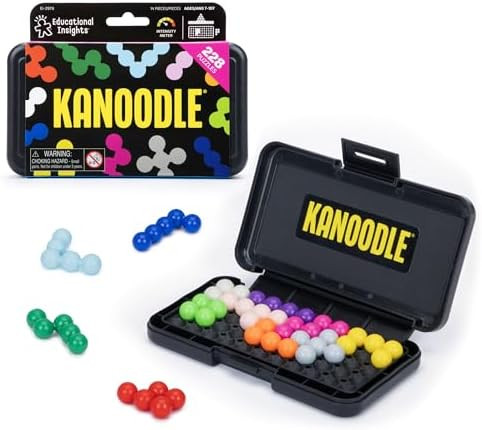 Educational Insights Kanoodle - Original 3D Brain Teaser Puzzle, Single Player Mind Challenge Toy... | Amazon (US)