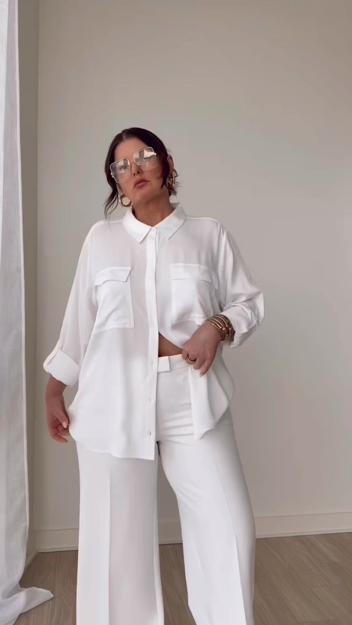 I found you the best elevated basics for work and everyday life! Trousers run TTS sized up twice in the white hutt down sized up once in the tan button downn

#LTKSeasonal #LTKootd #LTKgrwm